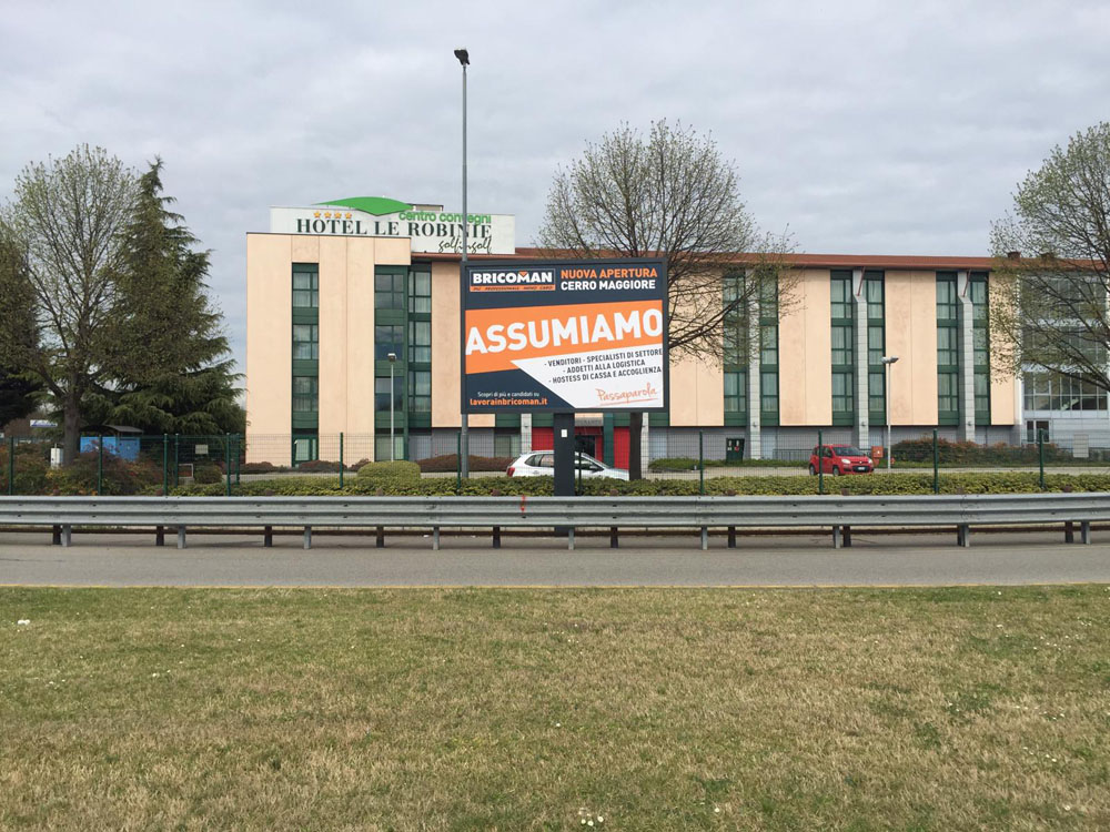 Uscita Iper via Busto Arsizio