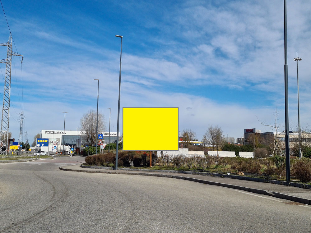 Rotatoria uscita Ikea impianto sx