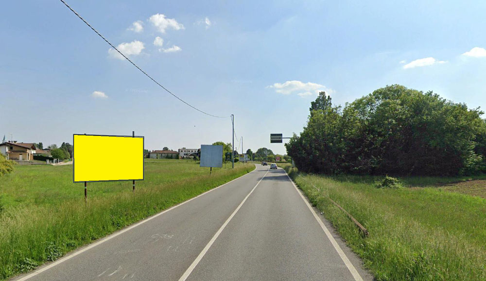 SP.9  a 50 mt da confine con Giussano lato sx dir. Giussano