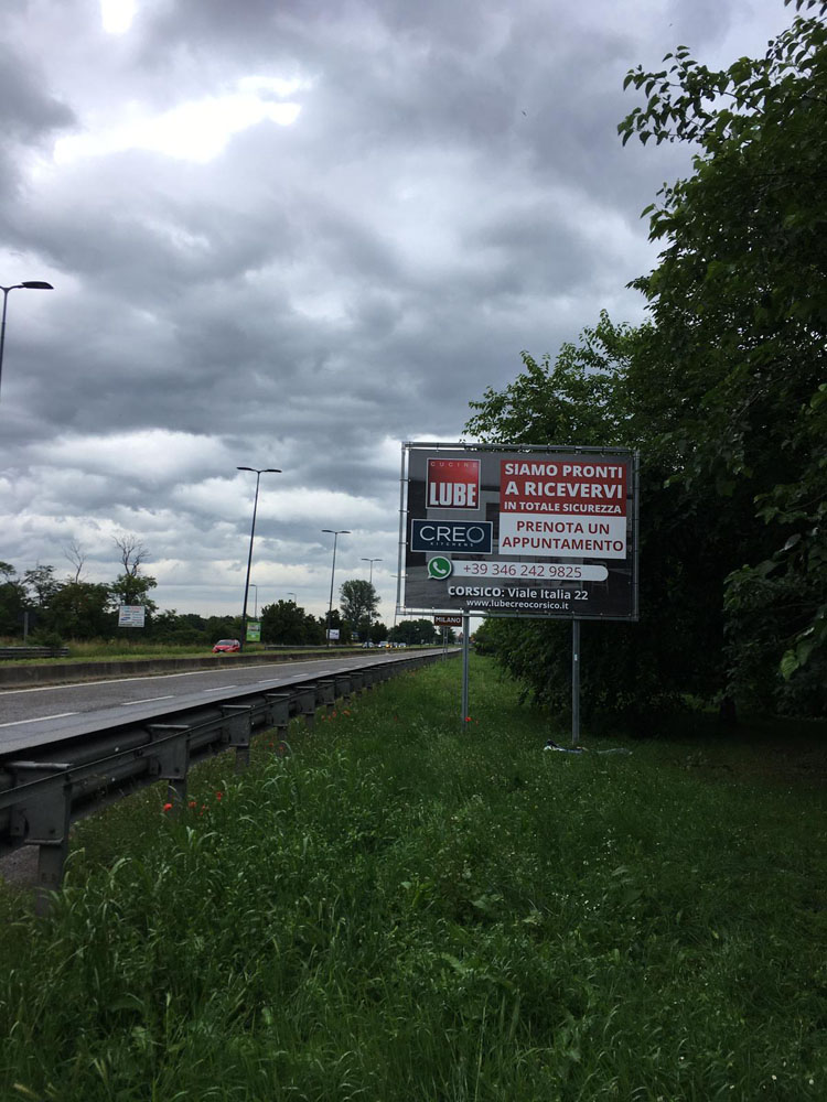 VIA CUSAGO 30 MT PRIMA DEL CONFINE CON MILANO DIR. MILANO