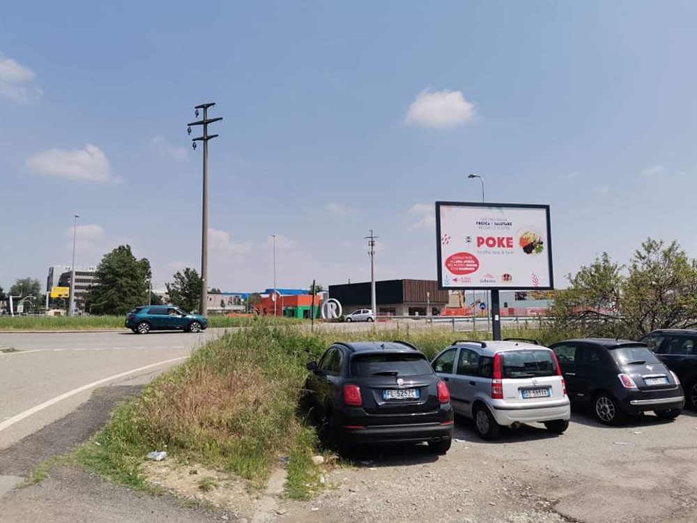 VIA MARCONI PARK INTERCOSS USCITA GALBUSERA DIR. ROTATORIA AUTOSTRADA IMPIANTO LATO SX