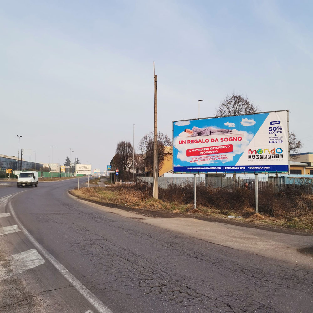 VIALE LOMBARDIA 30 MT DOPO S.P. 2 E 25 PRIMA DI VIA PASTORI