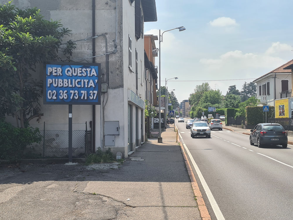 Via Garibaldi civ. 160 lato sx dir. Vertemate