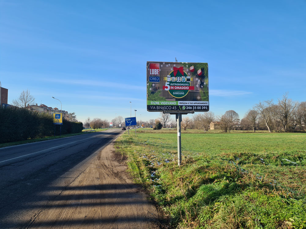 V.le Giotto dir Magenta a 230 mt dal rondò Novara/Str. Robecco