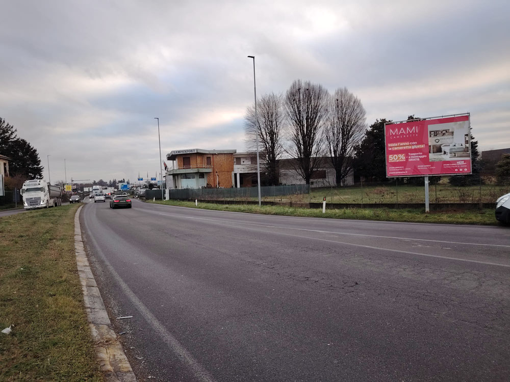 S.P. 35 dir. Milano 30 mt dopo rotatoria S.p. 32