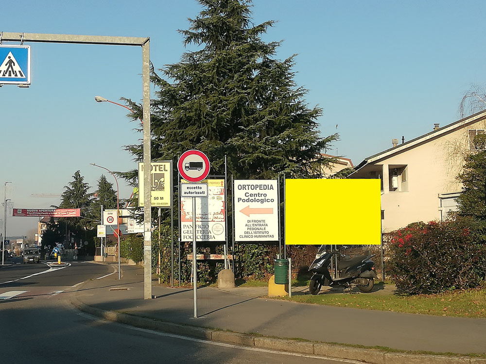 Via Liguria rotatoria Via Perseghetto dir. Milano impianto di dx
