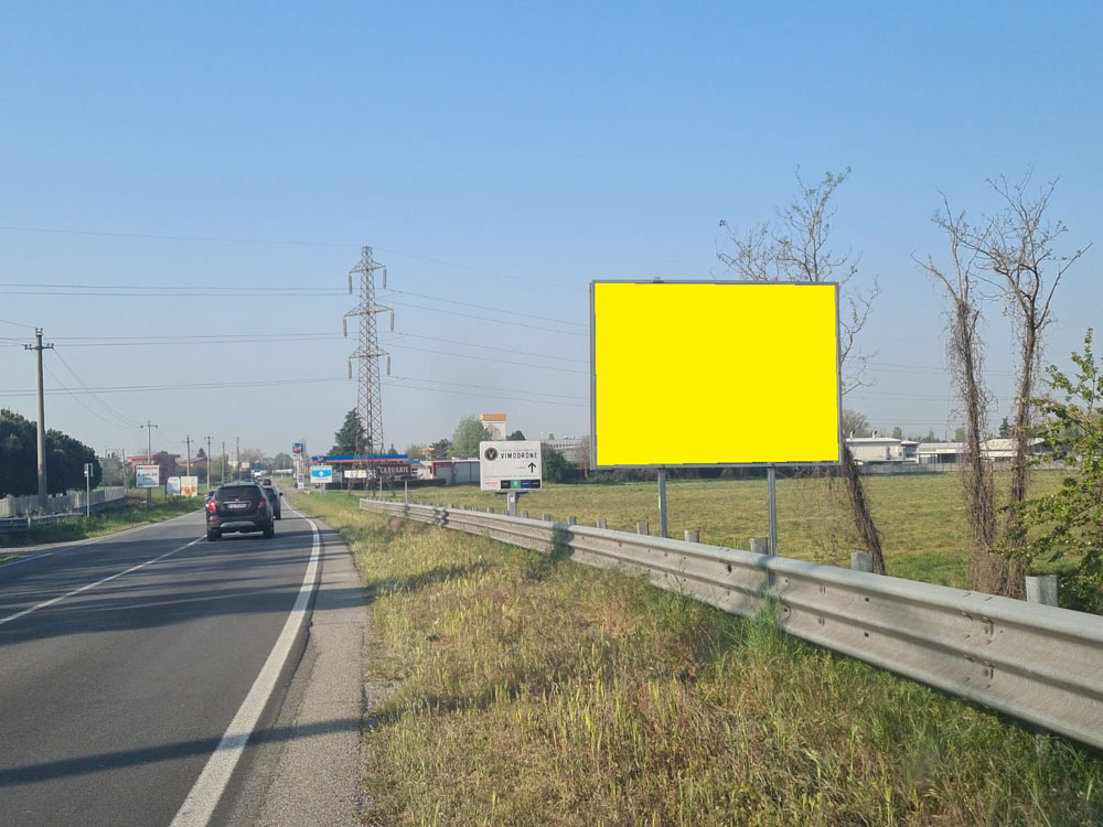 S.P. 121  confine con Territorio di Agrate dir. Carugate
