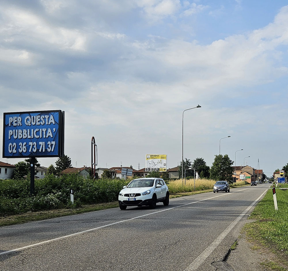 S.P. 41 Via Trento km 2+295 dx dir. Agrate Brianza lato sx