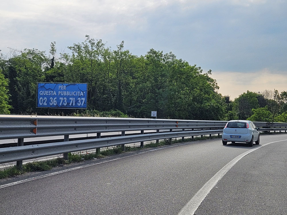 Tang. Sud Vimercate S.P. 2 Km 0+100 lato sx