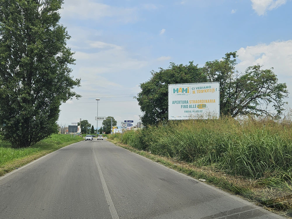 S.P. 151 Via Mascagni 100 mt da rotatoria Via Maestri del Lavoro
