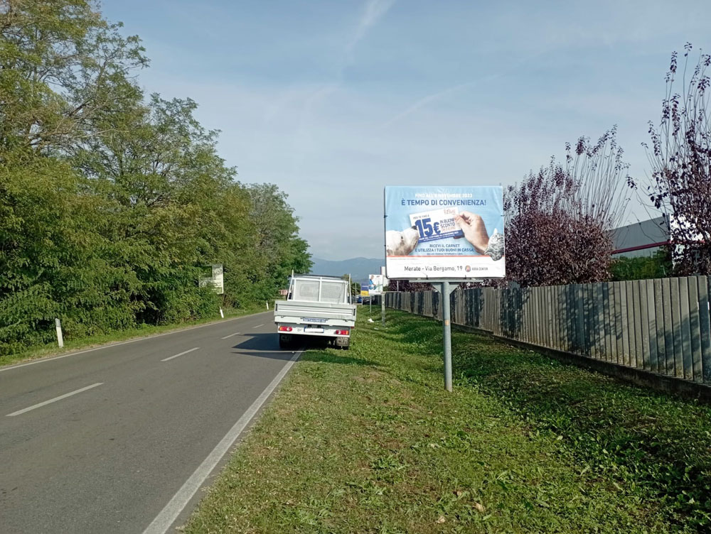 SP 56 - 120 mt dopo S.p. 55 Via Piave dir. Merate