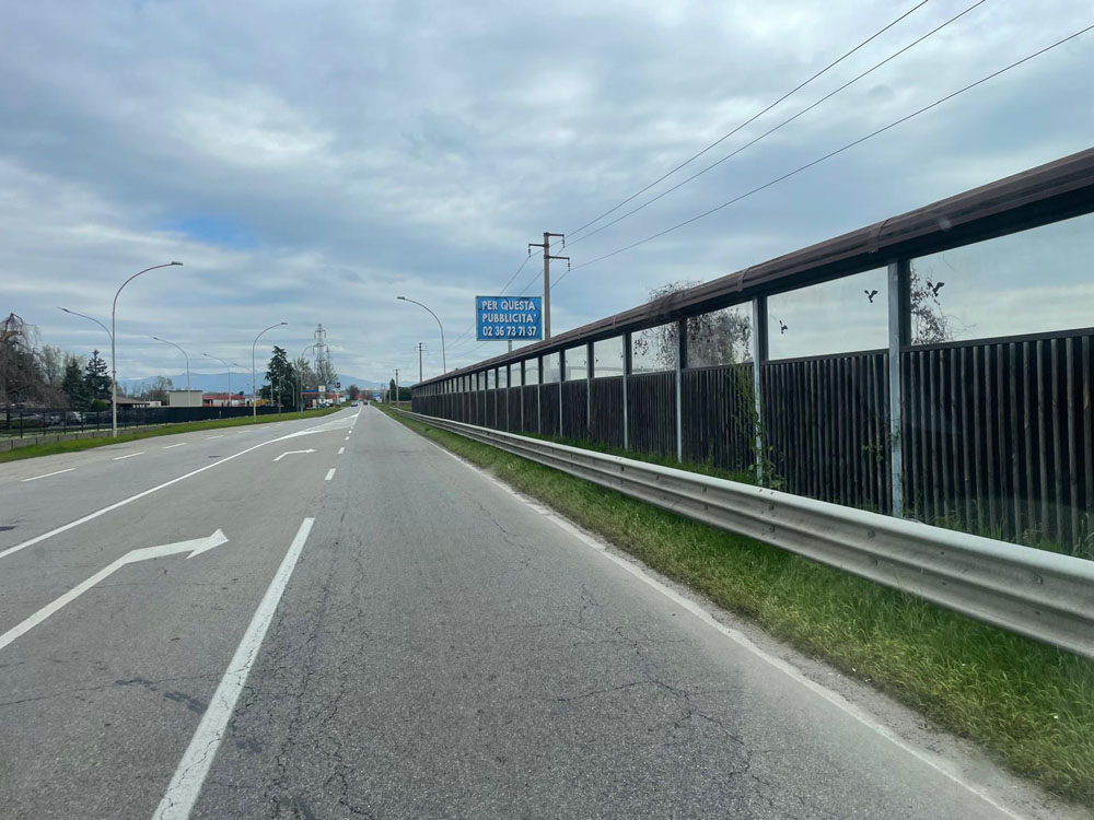 S.P. 121 KM 8+240 LATO DX