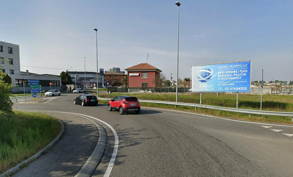 S.P. 28 Rotatoria S.P. 164 esntrata Scalo Milano