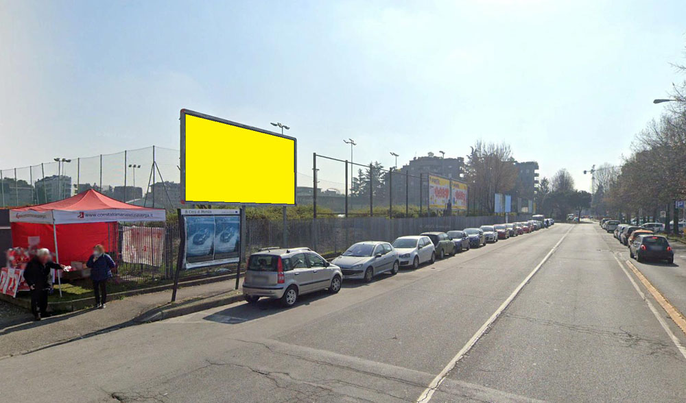Via Donizetti f.te Ospedale San Gerardo