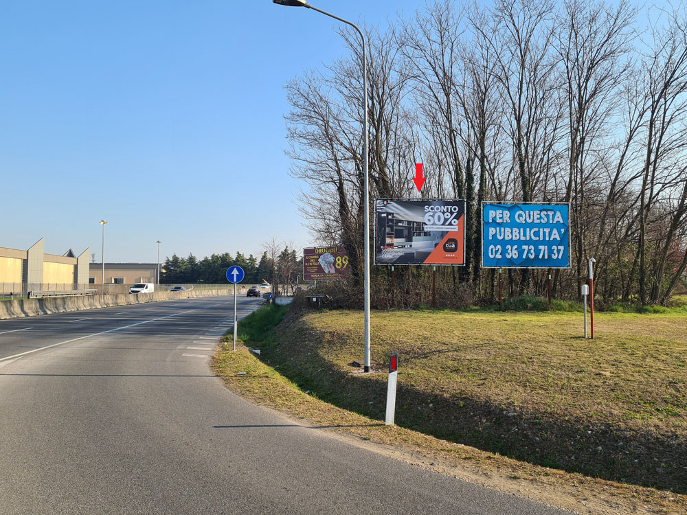 S.P. 60 Uscita Esselunga di Viale Libertà dir. Villasanta lato SX